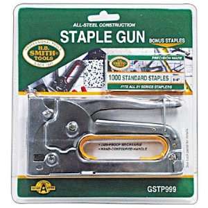    All Steel Construction Staple Gun w/Bonus Staples