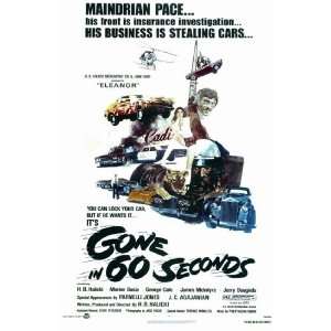 Gone in 60 Seconds by Unknown 11x17 