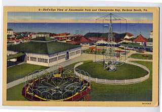 1939 BUCKROE BEACH VA Hampton VA Penny Arcade Amusement  