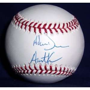  Adam Dunn Autographed Baseball   and Austin Kearns Sports 