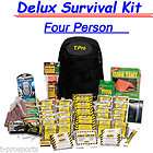 Deluxe Emergency Survival Backpack Kit 4 Person Large Bug Out Water 