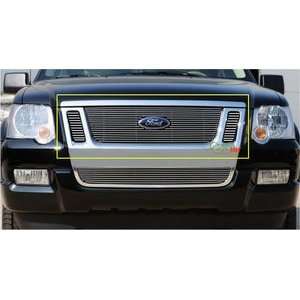   08 09 Ford Exploere Sport Trac 3pc Upper Grille Logo Show Automotive