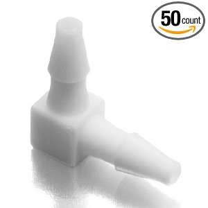 Value Plastics Elbow Connector , 400 Series Barbs, 1/8ID Tube 