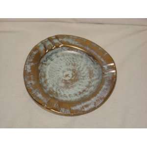  Vintage Stangl Pottery  Antique Gold  Round Ashtray 