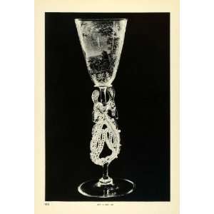  1939 Print Antique Glass Blown Goblet Donkey Travel 