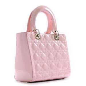   Quality Designer Inspired Vernis Italian Calf Leather Bag Baby Pink
