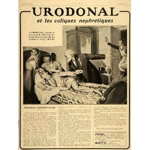  1920 Ad French Renal Colic Kidney Stones Urodonal Cure 