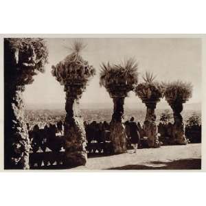   Park Barcelona Antoni Gaudi   Original Photogravure