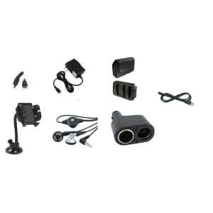 Holder+Dual Splitter Bundle For Verizon Motorola Droid Bionic Verizon 