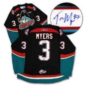  Tyler Myers Kelowna Rockets Autographed/Hand Signed Chl Hockey 