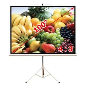  Antra 100 43 Tripod Projector Projection Screen Matte 