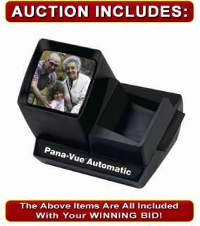 Pana Vue Automatic Lighted 35mm 2x2 Slide Viewer NEW  