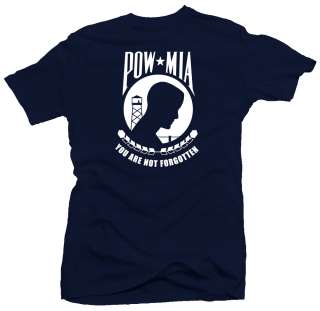 POW MIA You Are Not Forgotten Vietnam War New T shirt  