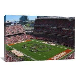 Cleveland Browns Stadium   Gallery Wrapped Canvas   Museum Quality 
