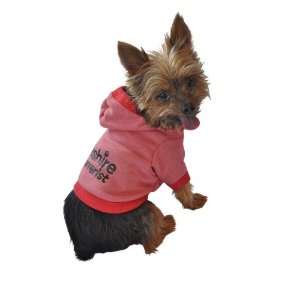   and Meow Dog Hoodie, Yorkshire Terrorist, Red, Large