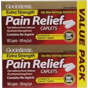   Sense Extra Strength Pain Relief Caplets Apap 500 Mg Twin Case Pack 12