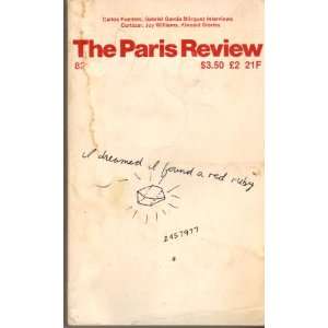    Paris Review 82, Winter 1981 George A. et al (eds) Plimpton Books