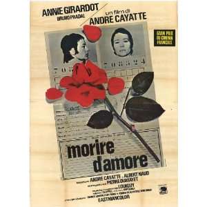 To Die of Love (1972) 27 x 40 Movie Poster Italian Style A 
