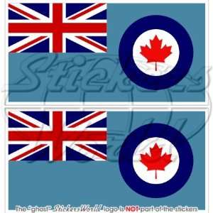 CANADA Canadian AirForce RCAF Flag 5,1 (130mm) Vinyl Bumper Stickers 