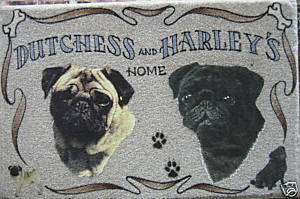 dog door mat,personalized, 2 dog head ,dog breeds,pets  