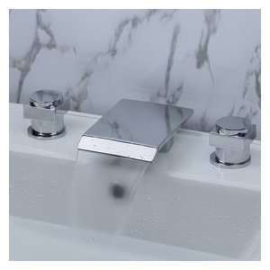   Handles Widespread Waterfall Bathroom Sink Faucet or Bathtub Faucet
