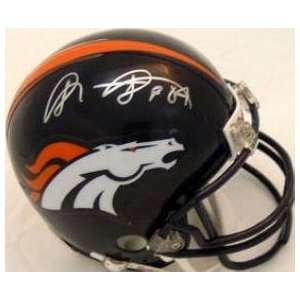 Shannon Sharpe autographed Football Mini Helmet (Denver Broncos)