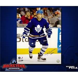  Michael Peca Toronto Maple Leafs 16 x 20 Autographed/Hand 