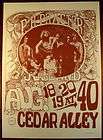 PHACTOR FILLMORE ERA PSYCHEDELIC POSTER AOR 1966