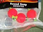 VICIOUS ROUND SNAP WEIGHTED PANFISH FISHING 3 PACK