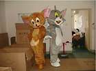   Tom Cat And Jerry Mouse Mascot Costumes Adult Size For Kids For Party