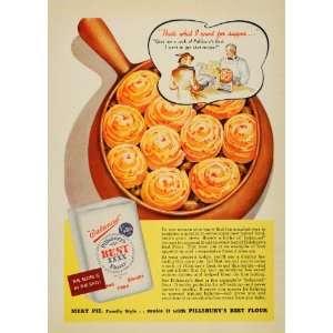   Best Flour Meat Pie Grocer   Original Print Ad