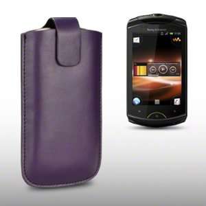  SONY ERICSSON LIVE WITH WALKMAN PURPLE PU LEATHER CASE, BY 