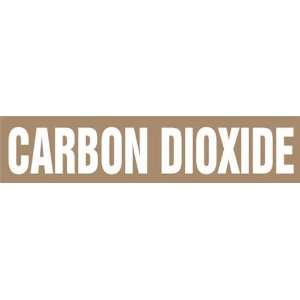 CARBON DIOXIDE   Cling Tite Pipe Markers   outside diameter 3 1/4   5 