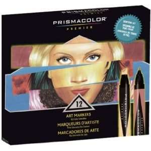  Prismacolor Marker Set / 12 Skin Tone Patio, Lawn 
