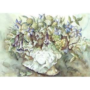  Flower Aquarel I by Elizabeth Veltman Adriaansz. Size 25 