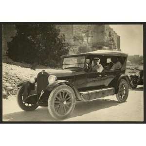  Arab man,car, passengers,American Colony,Jerusalem,1920 