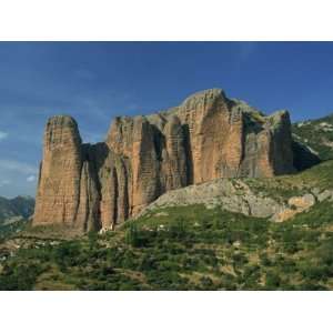 Sandstone Rock Butresses, Riglos, Aragon, Spain, Europe Photographic 