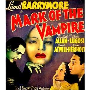  Mark of the Vampire   Movie Poster   27 x 40
