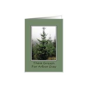Arbor Day   Spruce Plantation Card