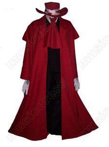 Hellsing Alucard Cosplay costume Set Vampire Hunter  
