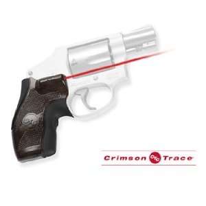   and Wesson J Frame Round Butt, Chestnut, Overmold, Front Activation