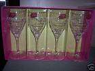 CRISTAL DARQUES VENTE DETE CRYSTAL WINE GLASSSES~NEW