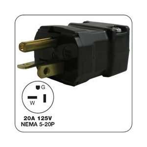   HBL5364VBK AC Plug NEMA 5 20 Male Black Valise