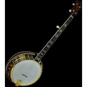   OB 250Gold 5 STRING BANJO w/ DELUXE ARCHTOP CASE Musical Instruments