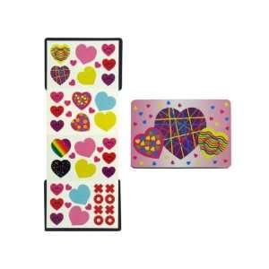 Bulk Pack of 96   Valentines stickers with magnetic case 