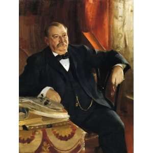  GROVER CLEVELAND AMERICAN PRESIDENT PORTRAIT USA US CANVAS 