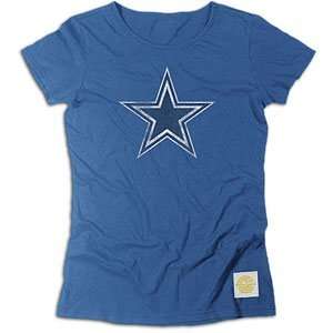  Reebok Dallas Cowboys Womens Better Logo T Shirt   Dallas Cowboys 