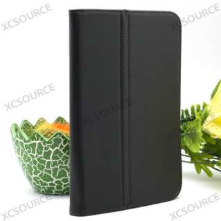 For  kindle Fire 7 inch tablet case cover faux leather black 