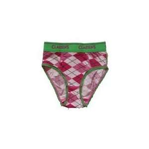 Claesens Girl Argyle Underwear Briefs (1 Pair) Size 6 Medium (6 7 