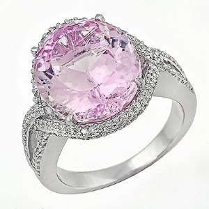  Kunzite diamond ring I Do Bands Jewelry